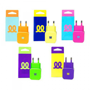 파스텔 컬러풀 롤링 어댑터 25W USB-A / USB-C