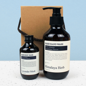 나드 NARD 핸드워시 280ml + 바디워시 100ml + 끈케이스