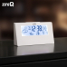 작은이미지: 지니큐 디지털 LED 탁상시계 온도습도날짜표시 알람 투명탁상용 ZQ-CK300 #3