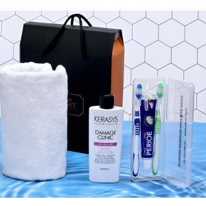 삼푸+ 치약 칫솔+ 송월 타올 타월세트