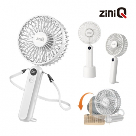 지니큐 핸디형 무선 미니선풍기 BLDC모터 스탠드거치대 넥스트랩 제공 FN-500T #2