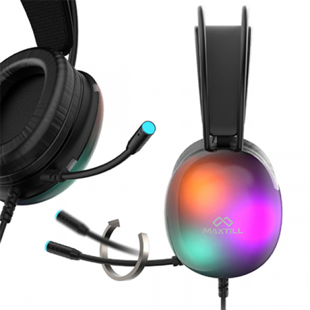 맥스틸 버추얼 7.1 게이밍 C타입 유선 헤드셋 블랙 #3