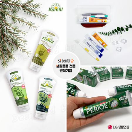 카밀핸드크림100ml선물세트 리본4호 M페리오치약100g가그린칫솔치약세트 #5