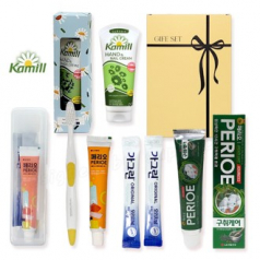 카밀핸드크림100ml선물세트 리본4호 M페리오치약100g가그린칫솔치약세트