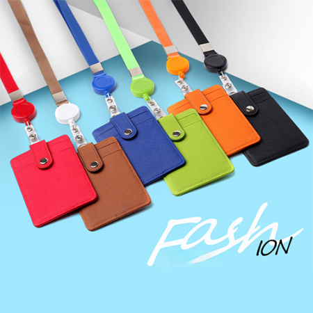 로페리아 버클형 목걸이 카드 지갑 사원증(세로형)(0215537) #2