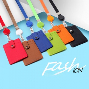 로페리아 버클형 목걸이 카드 지갑 사원증(세로형)(0215537)