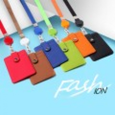 로페리아 버클형 목걸이 카드 지갑 사원증(세로형)(0215537)