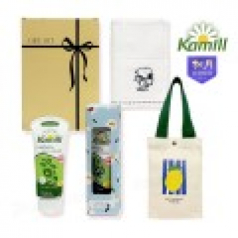 카밀핸드크림100ml선물세트 리본3호 송월핸드타올 파우치세트