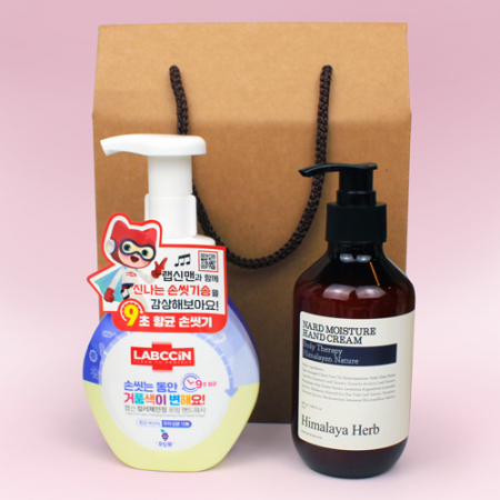 랩신 컬러체인지 핸드워시 + 나드(NARD) 핸드크림 + 끈케이스