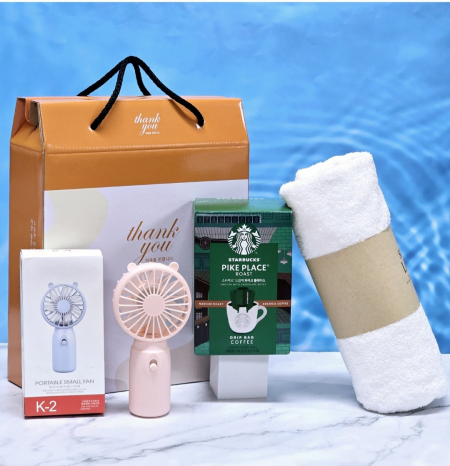 스타벅스 드립백 커피 5P+ 냉각 선풍기 송월타올세트 #3