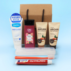 바세린 클렌징폼 + 과일나라 아르간 샴푸+컨디셔너 + 온더바디 바디워시 + 크리오 치약칫솔세트