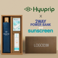 협립3단마시멜로완전자동우산+선크림+배터리-세트