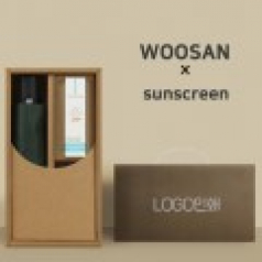 가르시아3단모던완전자동우산+선크림-세트