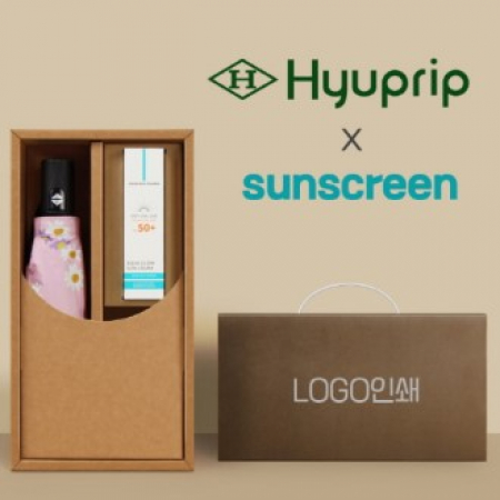 협립3단암막6K플라워즈2 미니완전자동양우산+선크림-세트 #2