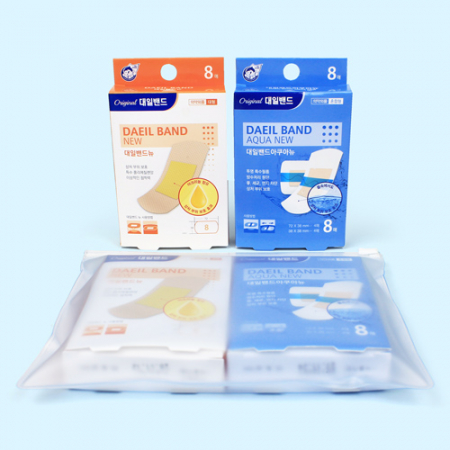 대일밴드 뉴 대형8매 + 대일밴드 아쿠아뉴 혼합8매 + 지퍼백 #3