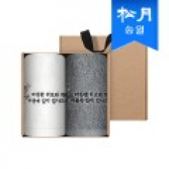 송월 장례 조의 조문답례품 160g코마40수 자수타올 2매세트(크라프트)