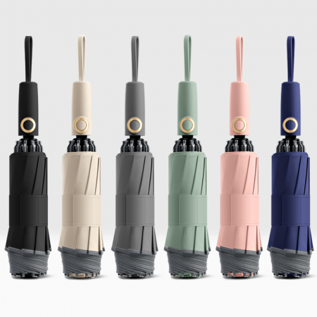 심플링 10K 거꾸로 원터치 3단 완자동 양우산 (지퍼 우산커버) #2