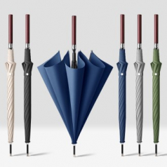 에렉타 8K 원터치 자동 장우산 (원목손잡이)