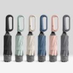 아미얼 10K 거꾸로 원터치 3단 완자동 양우산 (카라비너 손잡이)