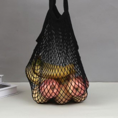 다양한 컬러 다용도 그물 망사 과일 야채 장바구니