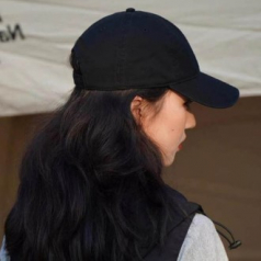 착시볼캡 얼굴 작아보이는 헬스모자 무지 검정 야구캡