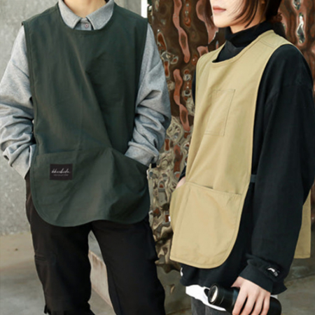 포켓 방수 원피스 앞치마 #2