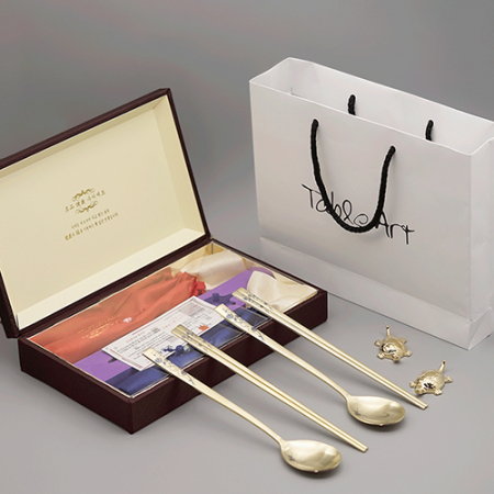 로즈블루 티타늄 수저 고급선물세트 #3