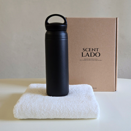 센트라도 송월 타올 수건 + 포인트 핸들 텀블러 세트 #2