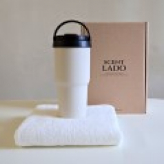 센트라도 송월 타올 수건 + 라운드 핸들 텀블러 세트