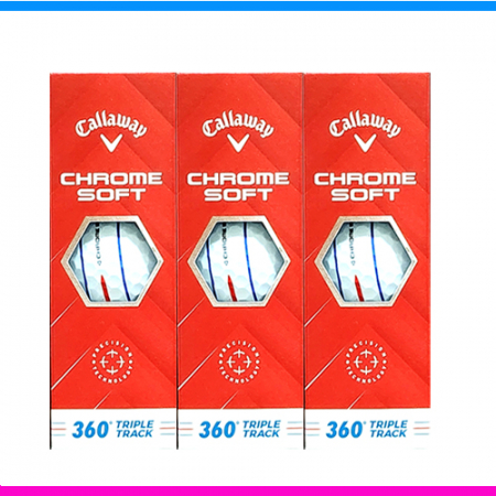 캘러웨이 크롬소프트 360 트리플트랙 9구세트 3pc 캘러웨이 크롬소프트 트리플트랙 9구 캘러웨이 삼선골프공 9구세트 #2
