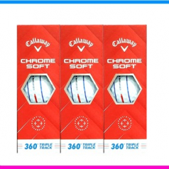 캘러웨이 크롬소프트 360 트리플트랙 9구세트 3pc 캘러웨이 크롬소프트 트리플트랙 9구 캘러웨이 삼선골프공 9구세트