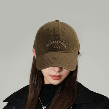 영문자수 빈티지 스타일 야구모자 캐주얼 패션 #2
