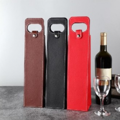 집들이 선물 포장용 와인 보관 가방 여닫이 단추