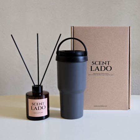 센트라도 디퓨저 150ml + 라운드 핸들 텀블러 세트 #3