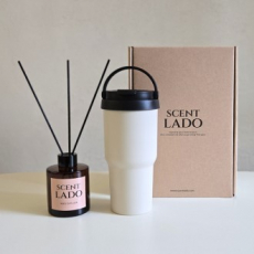 센트라도 디퓨저 150ml + 라운드 핸들 텀블러 세트