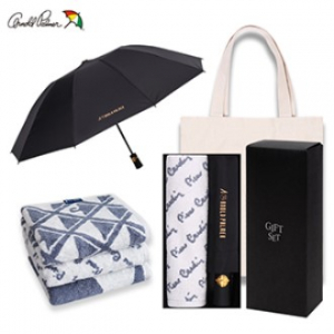 아놀드파마 3단전자동반대로우산 그래픽패턴뱀부타올세트