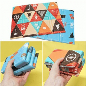 접이식방석 8단코팅방석 1인용방석 미니방석 야외방석