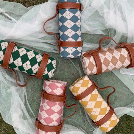 로페리아 피크닉 담요 피크닉 매트 140x150 (가죽 스트랩 포함)(0215481) #2