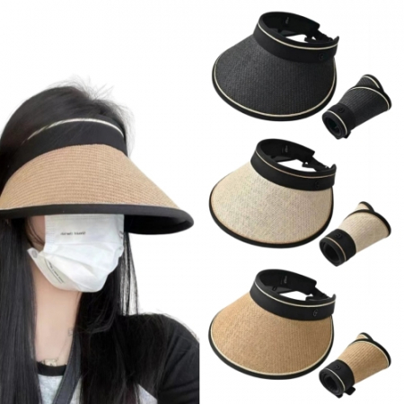 다온 여성썬캡 햇빛가리개모자 자외선차단모자 챙넓은모자 햇빛차단모자 #2