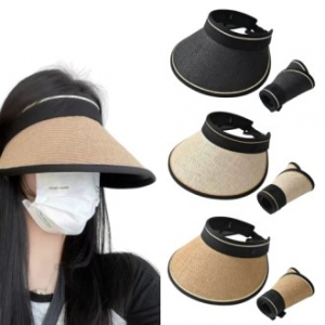 다온 여성썬캡 햇빛가리개모자 자외선차단모자 챙넓은모자 햇빛차단모자