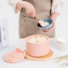 웰빙 다이어트 실리콘 저당밥솥 저탄수화물 저칼로리 당뇨 혈당관리 전자레인지 밭솥