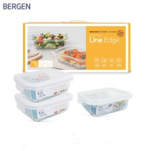 뉴 베르겐 라인엣지 오븐밀폐용기 소형3종세트