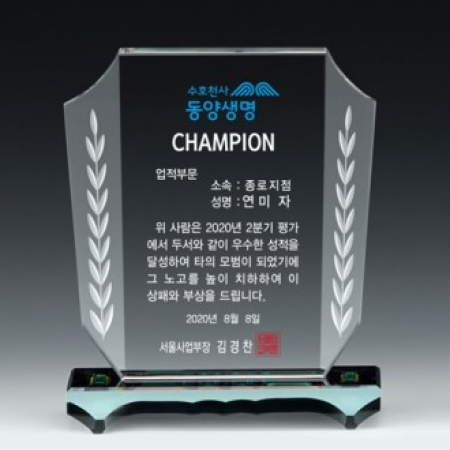 크리스탈상패 13)230-2 #2