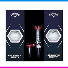 캘러웨이 헥스바이트 소프트 6구 자석티 세트 3pc 캘러웨이 골프공 6구 캘러웨이 6구세트