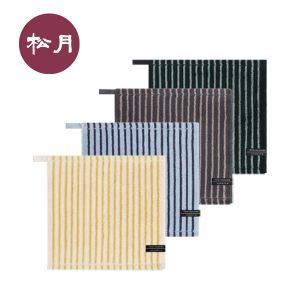 송월 30수 호텔컬렉션 스트라이프 솔리드 고리 핸드타월