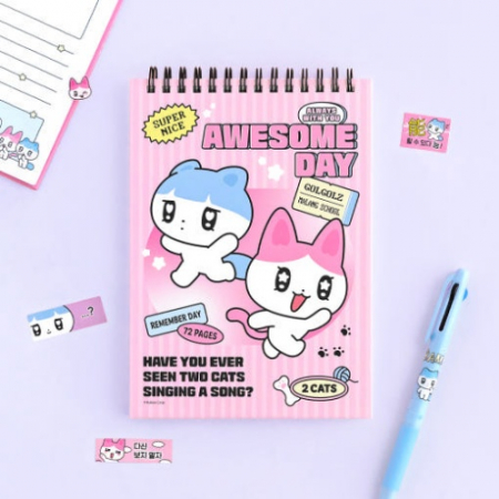 카카오프렌즈 골골즈 데일리 저널 스프링 노트 #5