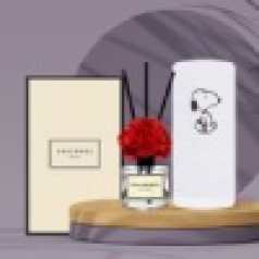 시즈넬 선물세트 디퓨저 50ml 카네이션 + 송월 스누피타올