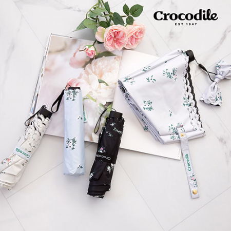 크로커다일 3단 탈리아 펀칭 슬림 암막 우양산 #2