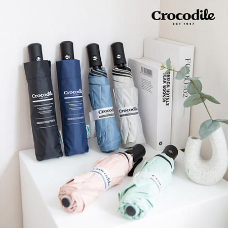 크로커다일 3단 레터링 암막 전자동 우양산 #3