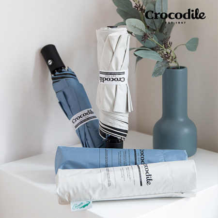 크로커다일 3단 레터링 암막 전자동 우양산 #6